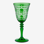 Load image into Gallery viewer, Chiara Alessi Gloria Green Glass Goblet CA2440141GN