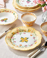 Load image into Gallery viewer, Chiara Alessi Il Sogno Yellow Stoneware Dinner Plate CASIS2656YL1