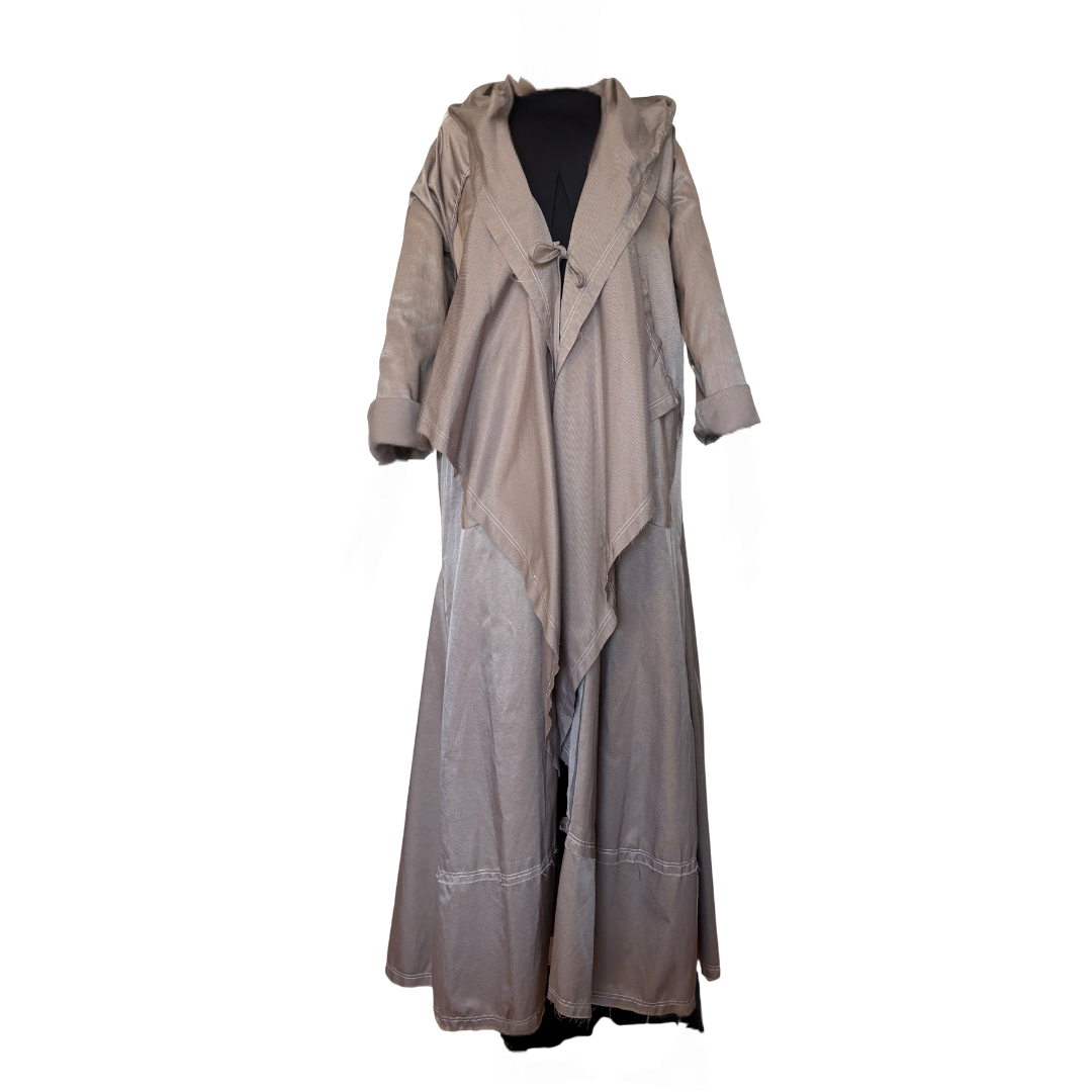 Aslı – Mink Colored Laced Kaftan