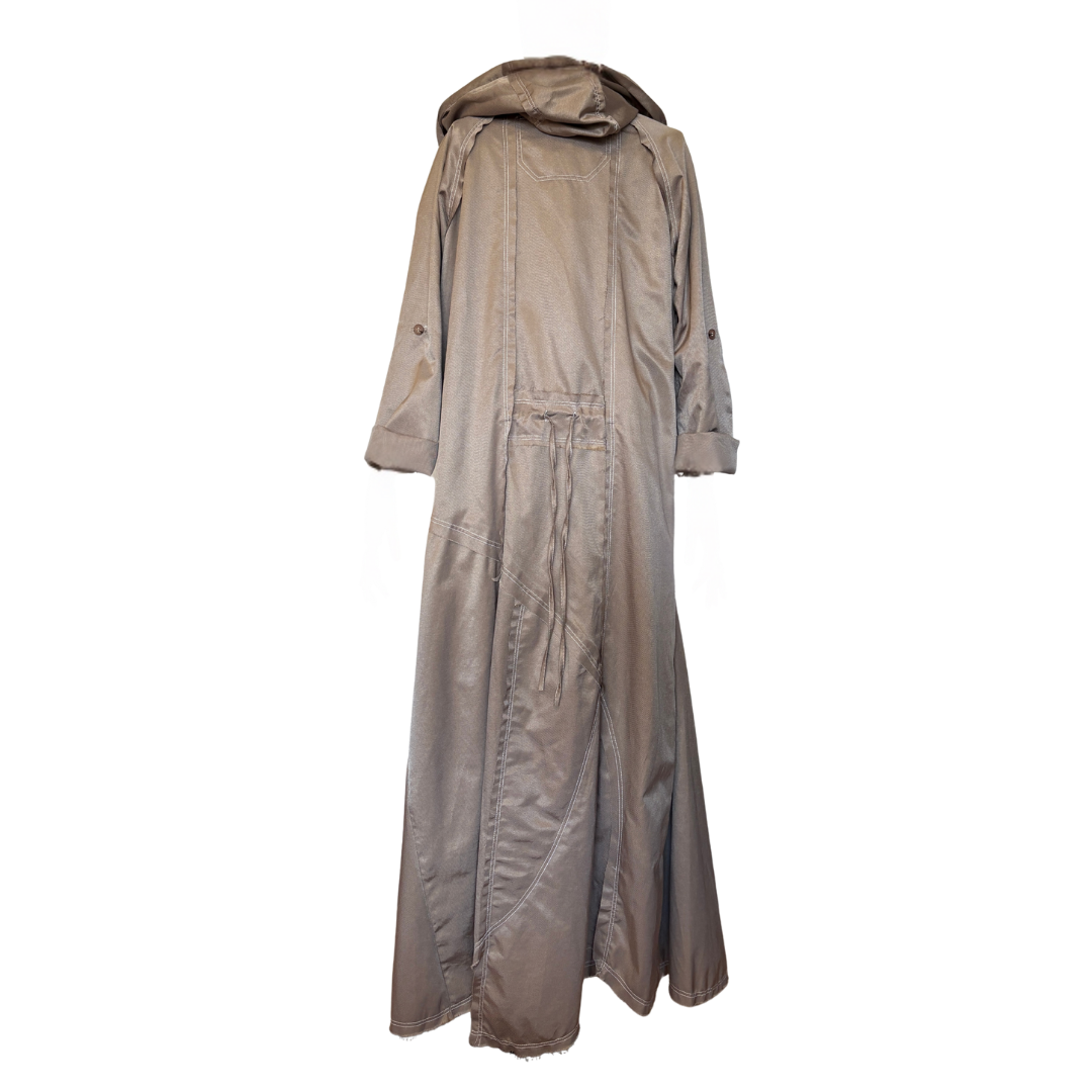 Aslı – Mink Colored Laced Kaftan