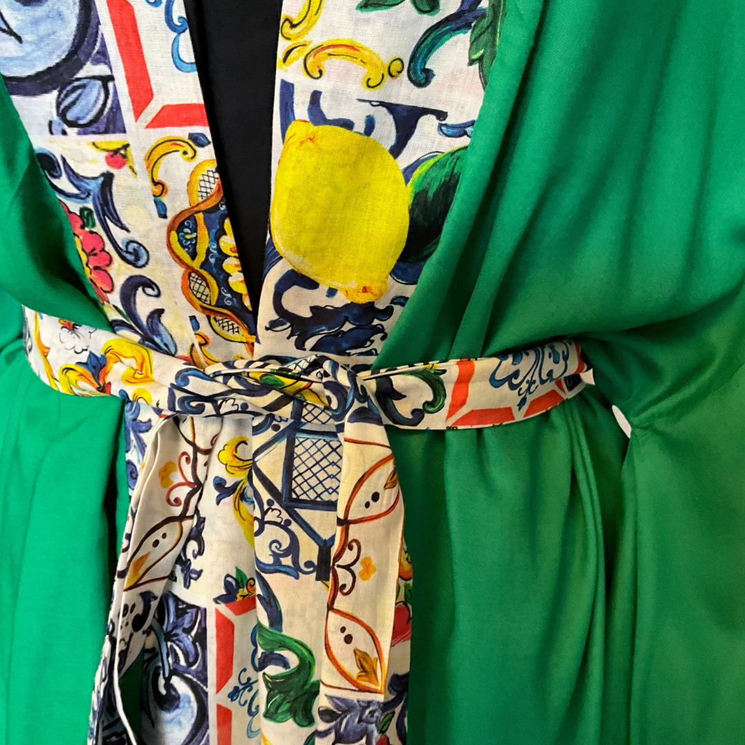 Yeşil Renkli Kimono