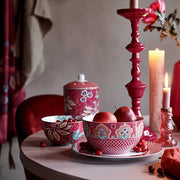 Pip Studio Flower Festival Kırmızı Porselen Yemek Tabağı 51001296