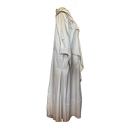 Aslı – Ekru Renkli Bağcıklı Kaftan