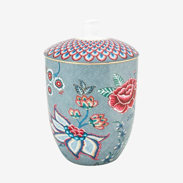 Pip Studio Flower Festival Mavi Porselen Küp 51009035