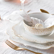 Pip Studio Royal Gold White Beyaz Porselen Pasta Tabağı 51001396