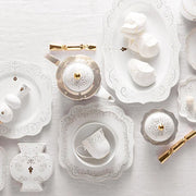 Pip Studio Royal Gold White Beyaz Porselen Yemek Tabağı 51001399