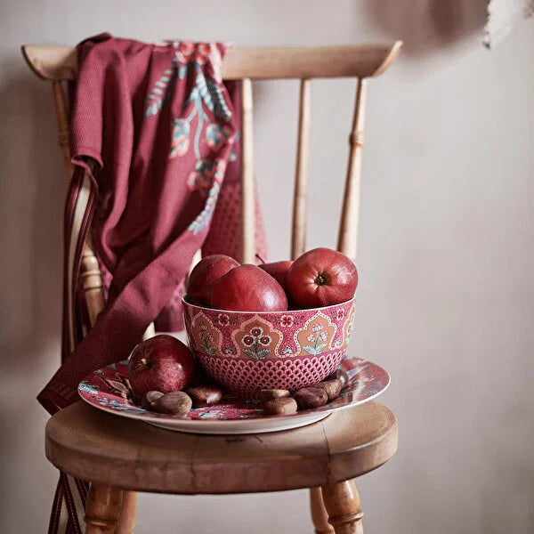 Pip Studio Flower Festival Kırmızı Porselen Kase 51003196