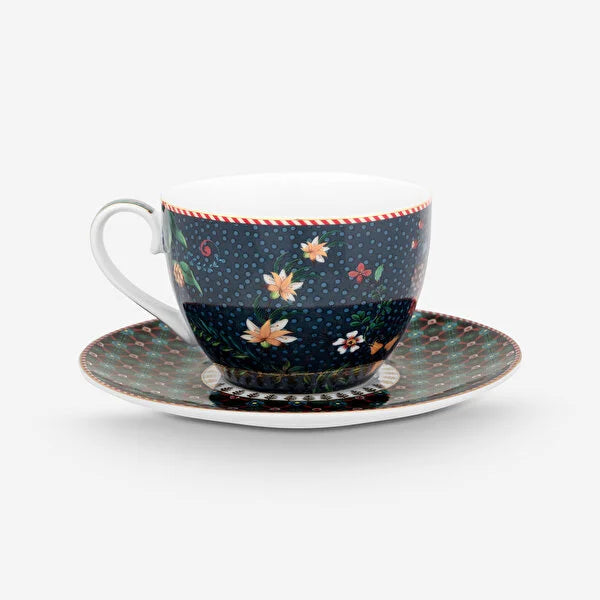 Pip Studio Berry Blues Mavi Porselen Çay Fincan Seti 51004197 #TİCSBRANDS#