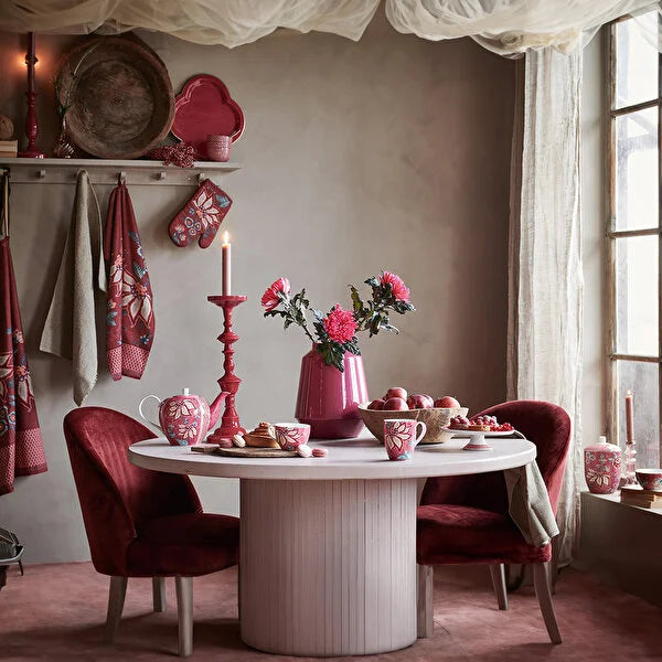 Pip Studio Flower Festival Kırmızı Porselen Sütlük 51007043