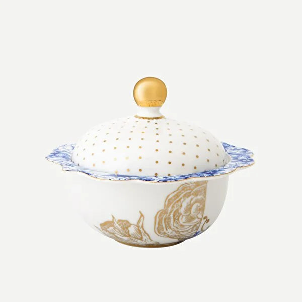 Pip Studio Royal White Mavi Beyaz Porselen Şekerlik 51008021 #TİCSBRANDS#