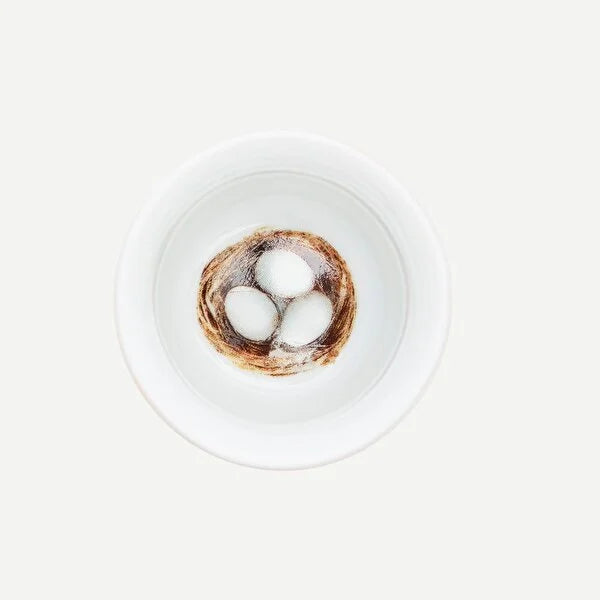 Kırmızı Pembe Porselen Yumurtalık 5 Cm Love Birds Collection by Pip Studio