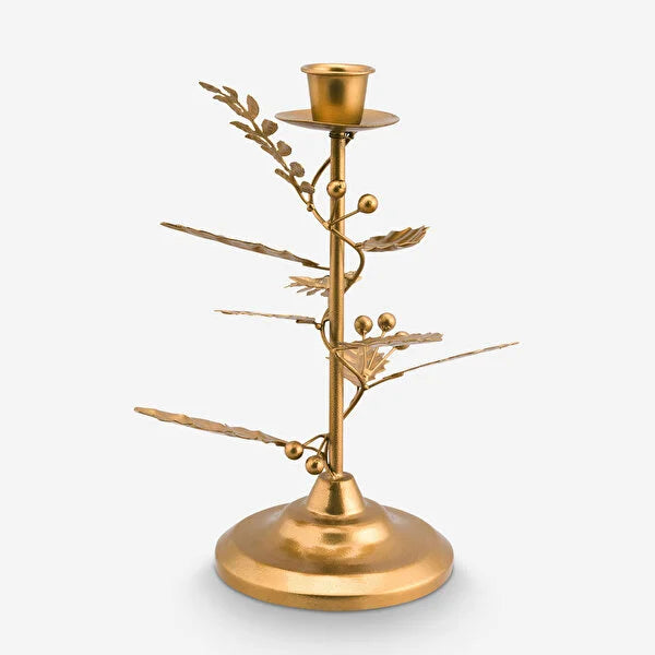 Pip Studio Berry Blues Altın Pirinç Şamdan 51092116