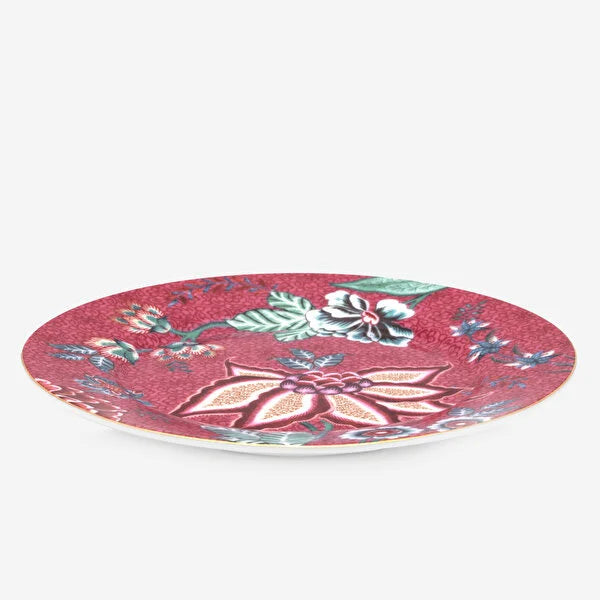 Pip Studio Flower Festival Kırmızı Porselen Pasta Tabağı 51001294 #TİCSBRANDS#