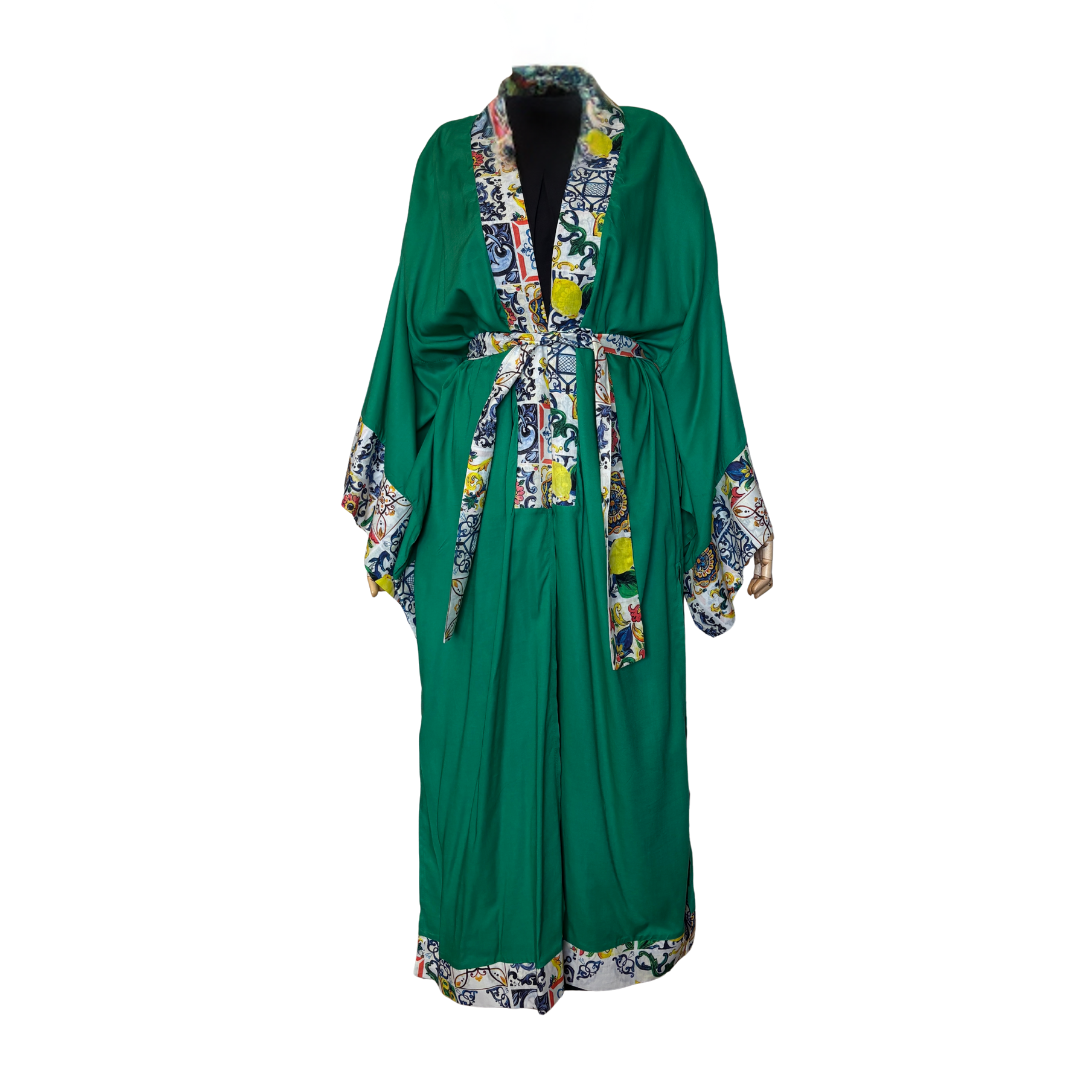 Yeşil Renkli Kimono
