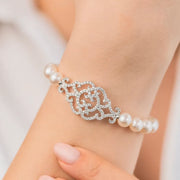 61 İnci Zarafeti Gümüş Bileklik mzkcb0-gy.myshopify.com