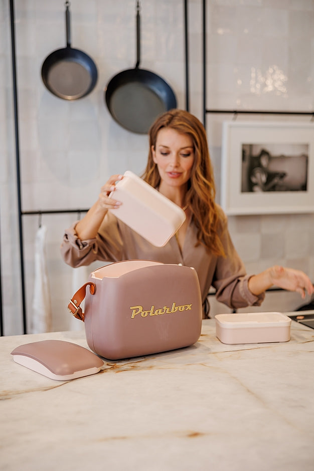 Polarbox 9347 COOLER BAG MAUVE GOLD 6L