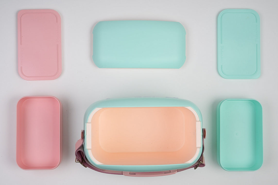 Polarbox 9348 COOLER BAG VERDE AGUA- ROSA POP 6 LT