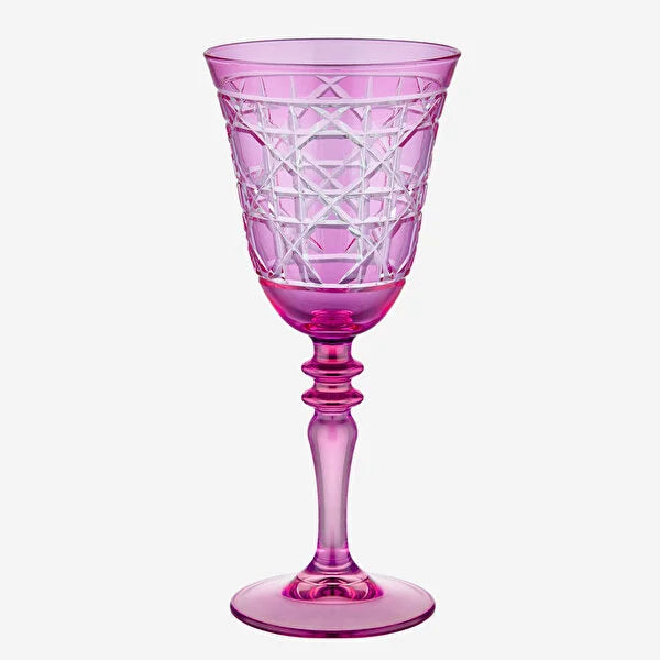 Chiara Alessi Gloria Pink Glass Goblet CA2440141PK
