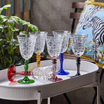 Load image into Gallery viewer, Chiara Alessi Gloria Turquoise Glass Goblet CA7440141TR
