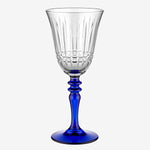 Load image into Gallery viewer, Chiara Alessi Luna Blue Glass Goblet CA9440141BL
