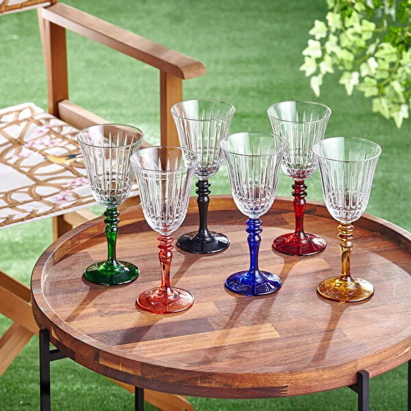 Chiara Alessi Luna Blue Glass Goblet CA9440141BL