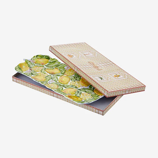 Chiara Alessi Capri Sarı Melamin Servis Tabağı CAMAK4219LM