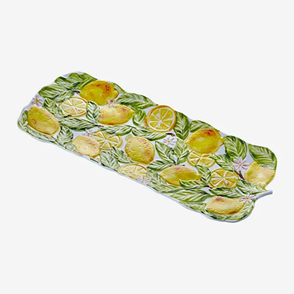 Chiara Alessi Capri Sarı Melamin Servis Tabağı CAMAK4219LM