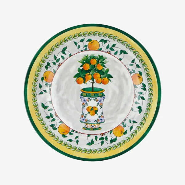 Chiara Alessi Carpe Diem Yeşil Melamin Kahvaltı Tabağı CAMCD1079GR3