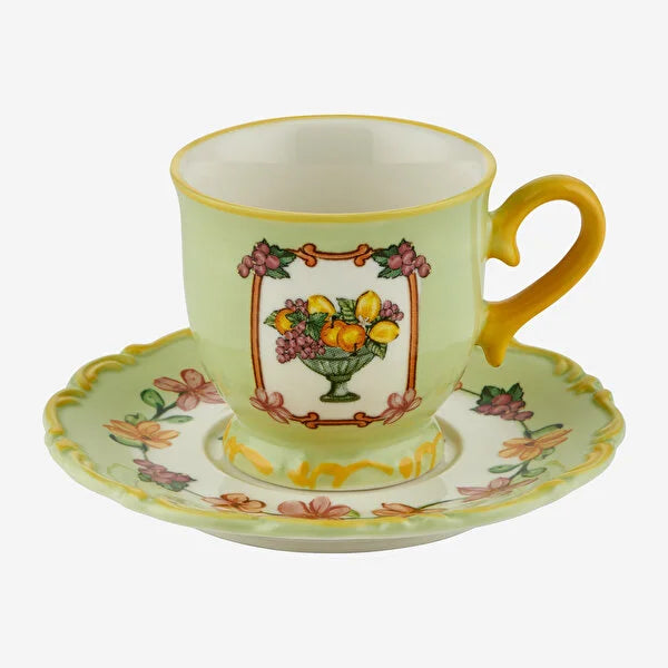 Chiara Alessi Il Sogno Yeşil Stoneware Kahve Fincan Seti CASIS4627GR2