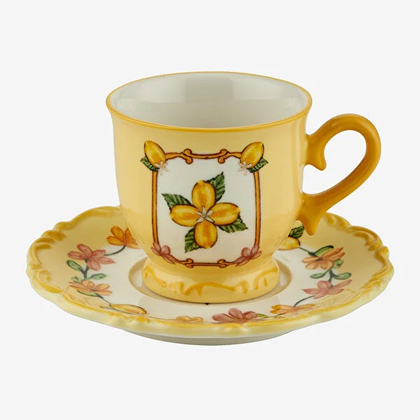 Chiara Alessi Il Sogno Sarı Stoneware Kahve Fincan Seti CASIS4627YL2