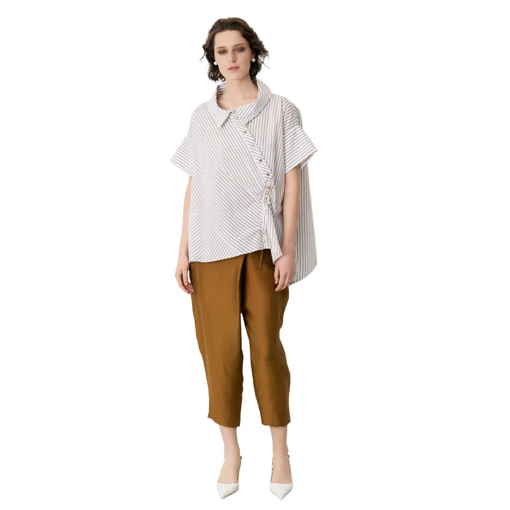 BİZE Patı Yamuk ve Büzgülü Gömlek - Bej mzkcb0-gy.myshopify.com BİZE Patı Yamuk ve Büzgülü Gömlek - Bej #TİCSBRANDS#