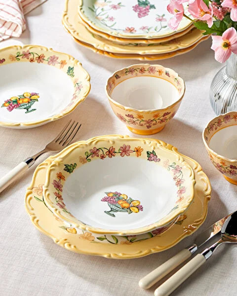 Chiara Alessi Il Sogno Sarı Stoneware Çukur Tabak CASIS2659YL1