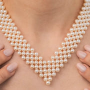 10-1 5 Sıralı V Örgü İnci Kolye mzkcb0-gy.myshopify.com 5 Sıralı V Örgü İnci Kolye #TİCSBRANDS#