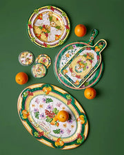 Chiara Alessi Carpe Diem Yellow Melamine Dinner Plate CAMCD1080GR2