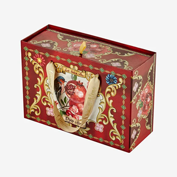 Chiara Alessi Capri Kırmızı Porselen Kahve Fincan Seti CAPDV1ECRB2