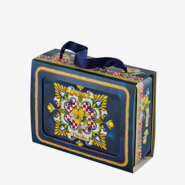 Chiara Alessi Capri Mavi Porselen Kahve Fincan Seti CAPTNFL1ECBL2