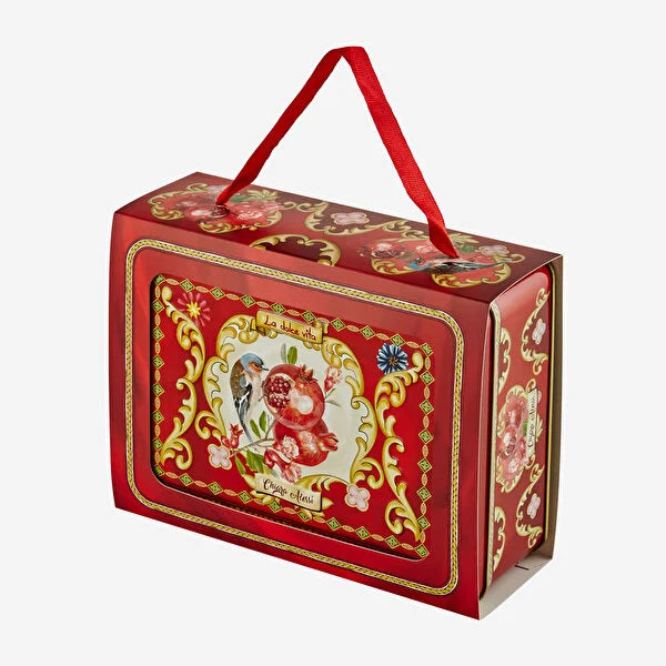 Chiara Alessi Capri Kırmızı Porselen Kahve Fincan Seti CAPTNDV1ECRB2